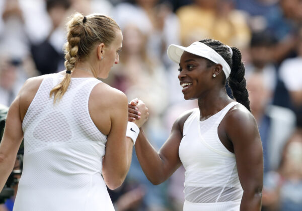 Sloane Stephens and Petra Kvitova