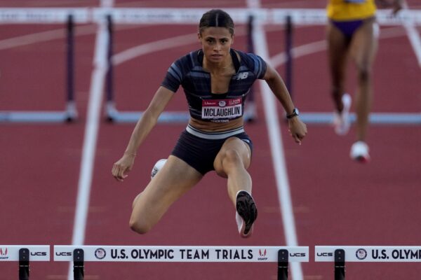 Sydney McLaughlin hurdles