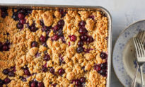 Festive Cobbler for the Fourth of July