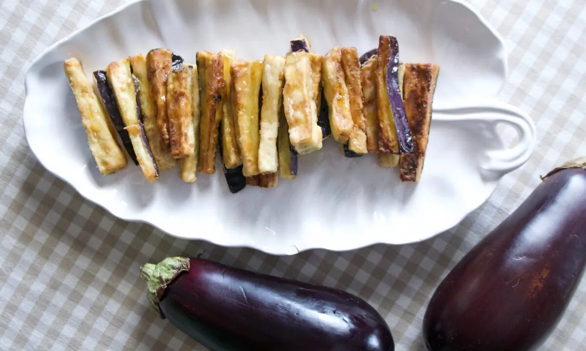 With their crisp outsides and tender, creamy insides, these fried eggplants are irresistible.