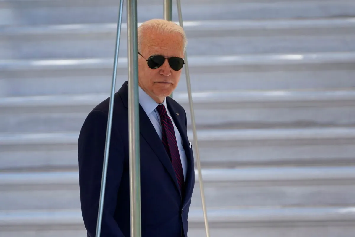 President Joe Biden walks to Marine One in Washington, on June 29, 2021. (Susan Walsh/AP Photo)