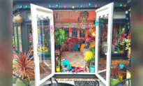 Mom Transforms Plain New House Into Multicolored Home With Bold Paint and Vintage Items