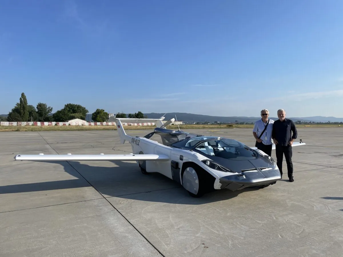 Klein Vision's AirCar completes world's first inter-city flight. (Courtesy of Klein Vision)