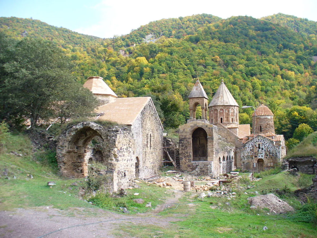 The ruins of Dadivank Monastery in the Kalbajar District of Azerbaijan. (Public Domain)