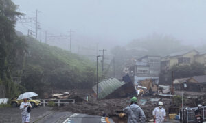 At Least 19 Missing in Japan After Heavy Rain Triggers Landslide Near Tokyo