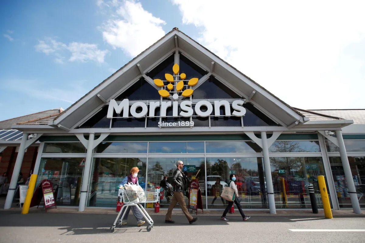 A Morrisons store is pictured in St. Albans, United Kingdom, on Sept. 10, 2020. (Peter Cziborra/Reuters)