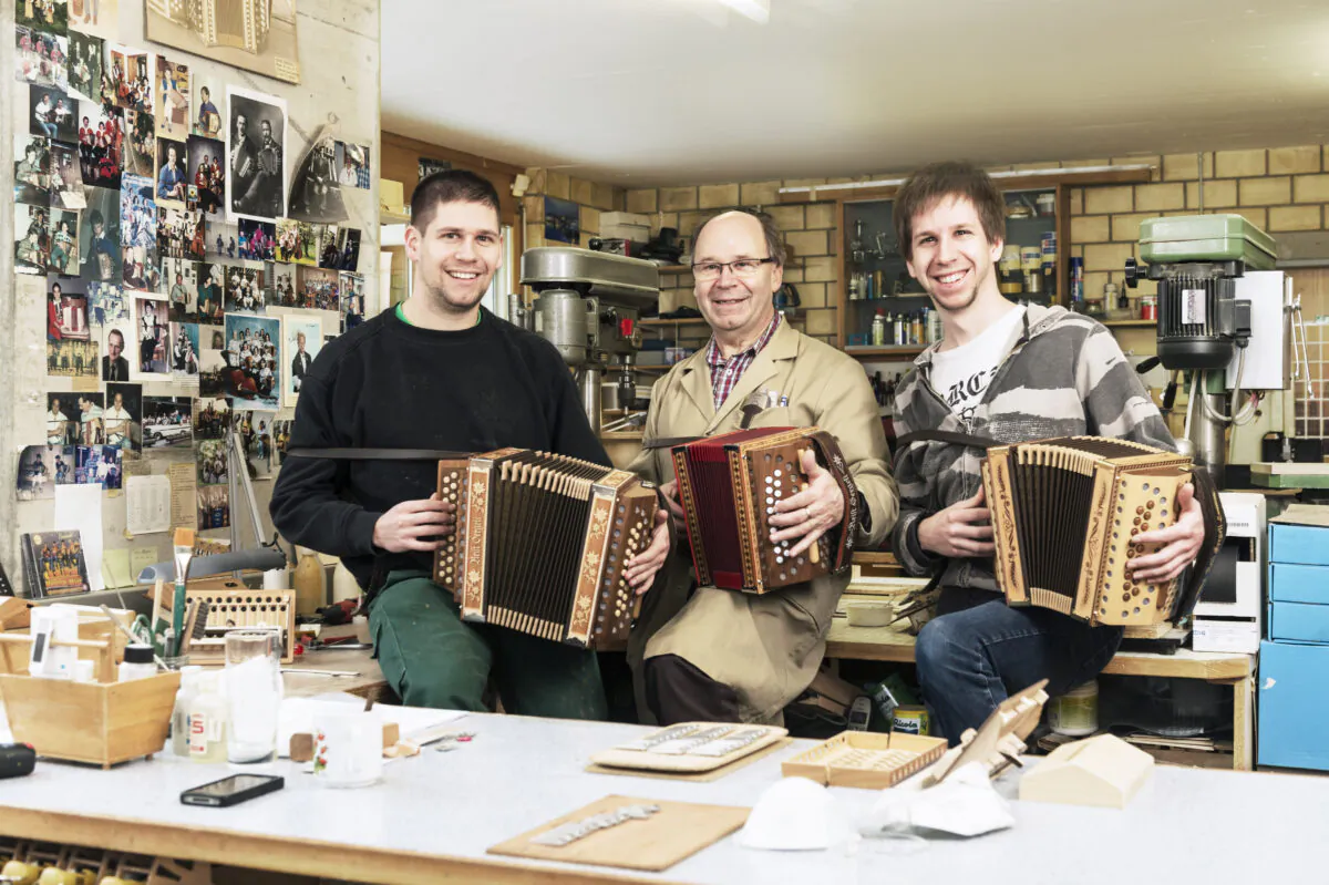 Samuel Reist, Hansruedi Reist, and Richard Reist. (Reist AG)