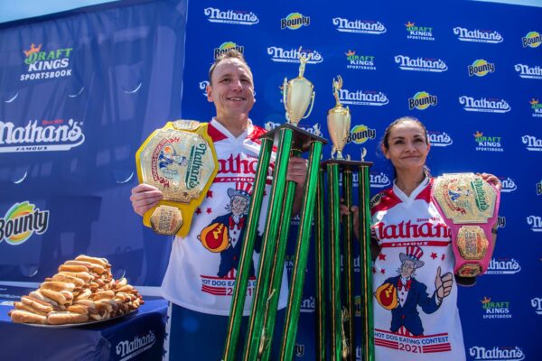 Joey Chestnut Sets New Record at Post-Pandemic Hot Dog Race