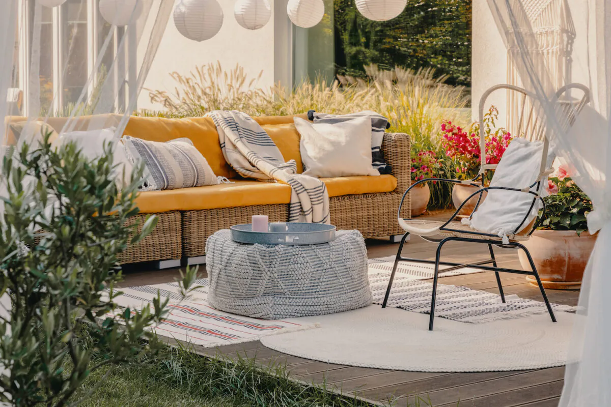 Make your outdoor space feel a little more spacious than it actually is. (iStockphoto)