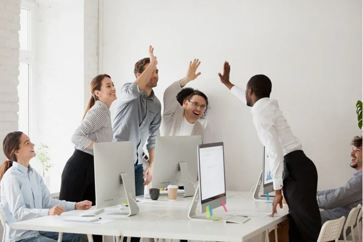 A team meeting is seen in this stock photo. (Pixabay)