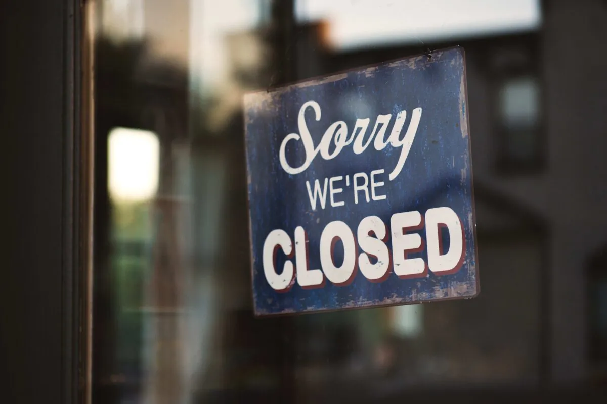 Closed store front. (Tim Mossholder / Unsplash)
