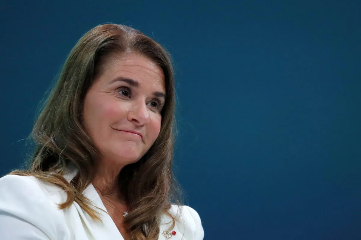 Melinda Gates, Co-Chair of the Bill and Melinda Gates Foundation, attends the opening ceremony of the Generation Equality Forum at the Louvre Carrousel in Paris, France, June 30, 2021. (REUTERS/Gonzalo Fuentes)