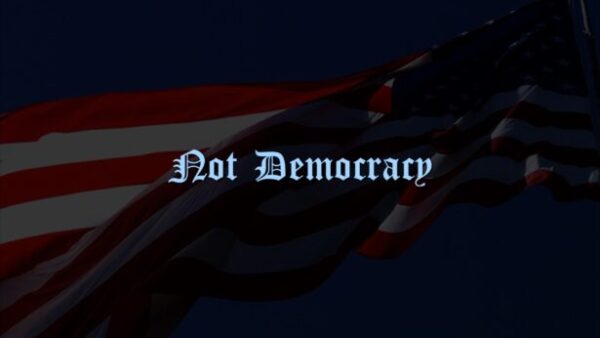 Screen image from a video released by NTD, What is the difference between a Republic and a Democracy? Paul gives Kay a reminder on the significance of the distinction. (Sunny Yang/NTD)