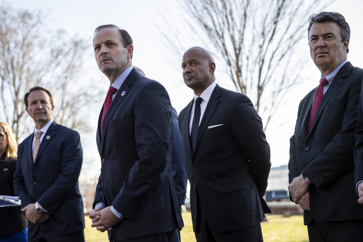 Louisiana Attorney General Jeff Landry, South Carolina Attorney General Alan Wilson, Indiana Attorney General Curtis Hill, and and Alabama Attorney General Steve Marshall