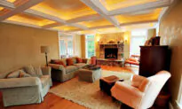 Use Box Ceiling Beams for Accents When Opening up a Floor Plan