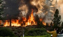 Surging California Wildfire Prompts Nevada Evacuations