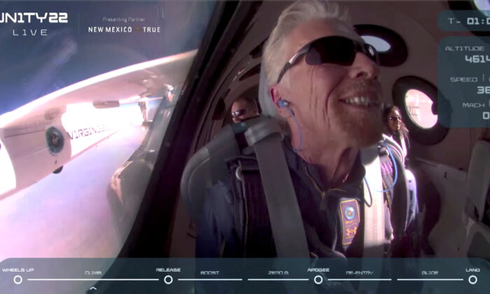 Billionaire Richard Branson Soars to Space Aboard His Own ...