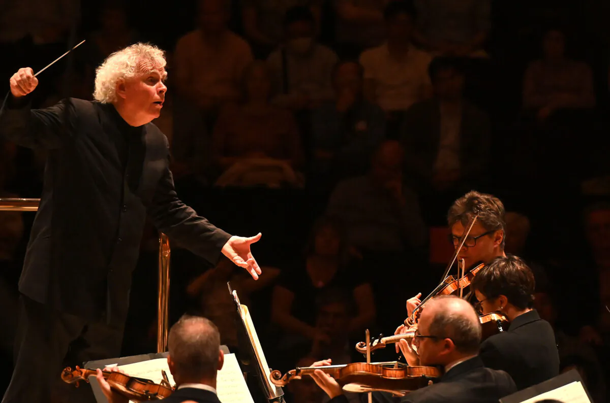 In February 2022, the Philharmonic Society of Orange County, Calif. will culminate with a performance by the London Symphony Orchestra and famed conductor Sir Simon Rattle. (Courtesy of Mark Allan)