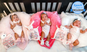 1-in-200-Million Rare Identical Triplets Are Set to Celebrate Their First Christmas