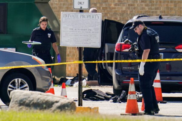 Body armor is seen