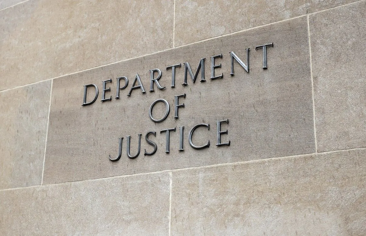 The U.S. Department of Justice in Washington on June 11, 2021. (Kevin Dietsch/Getty Images)