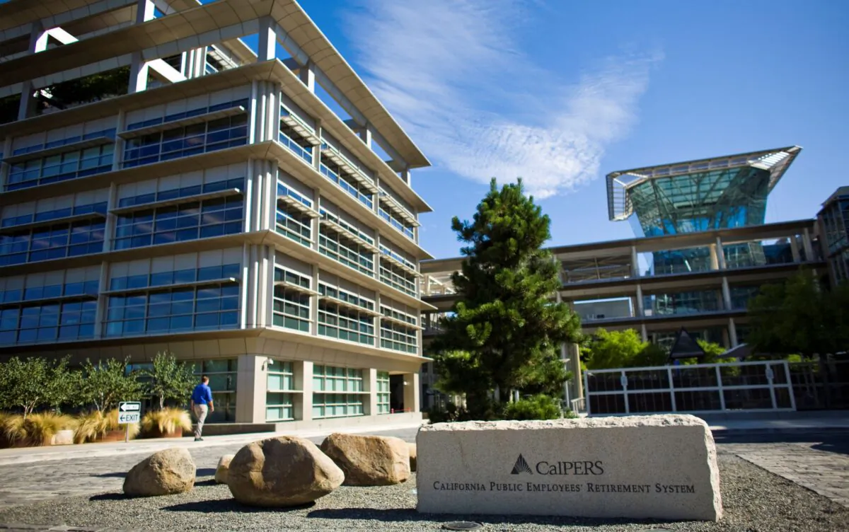 The California Public Employees' Retirement System, or CalPERS, building in Sacramento, Calif., on July 21, 2009. (Max Whittaker/Getty Images)