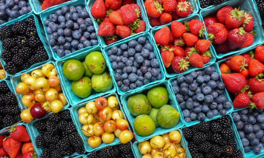 A mix of summer fruits in Oregon. (Leslie Brienza/Shutterstock)