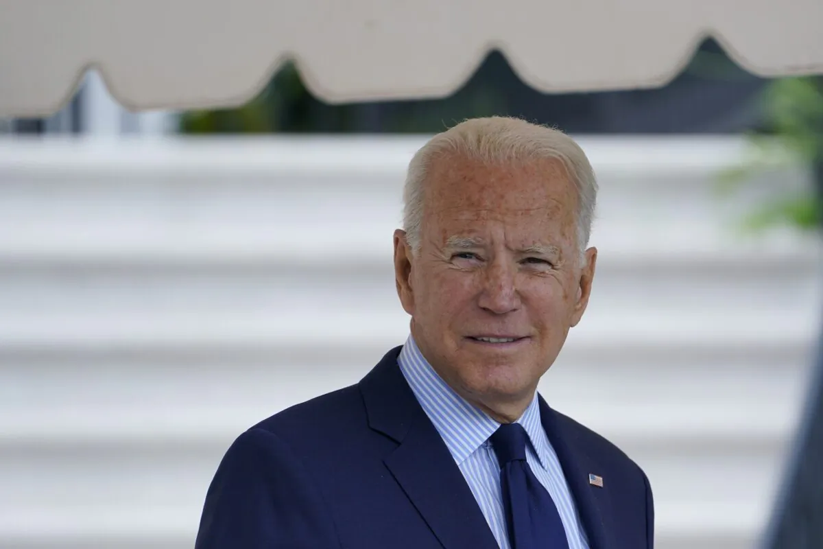 President Joe Biden walks to Marine One on the South Lawn of the White House in Washington on July 16, 2021. (Susan Walsh/AP Photo)