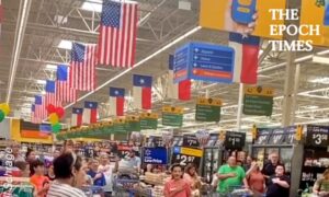 Customers Stop to Sing ‘Star-Spangled Banner’ at Walmart