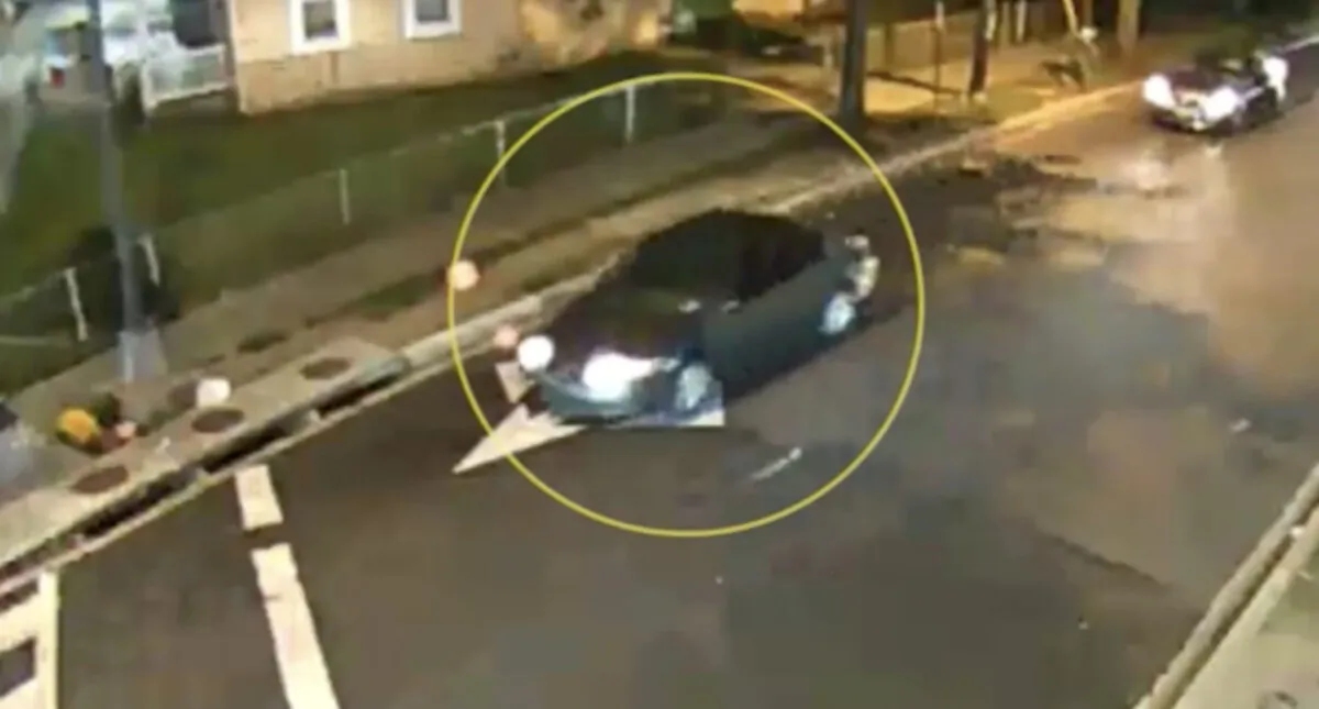 The vehicle of interest in the shooting of a 6-year-old girl in Washington on July 16, 2021. (Metropolitan Police Department/Screenshot via The Epoch Times)