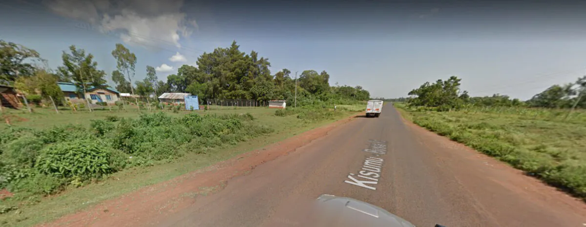 A street view of Malanga Village in Siaya county, Kenya, in June 2018. (Google Maps/Screenshot via The Epoch Times)