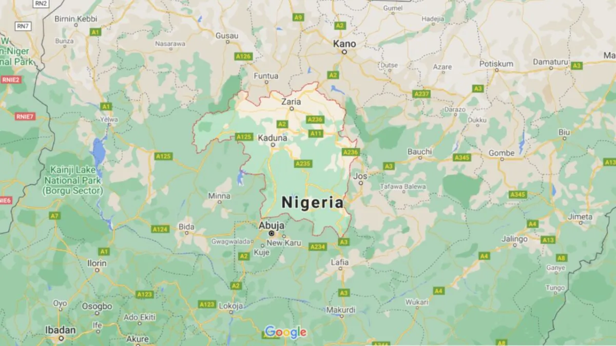 A map of Nigeria. (Google Maps)