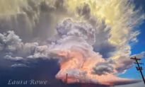 Photographer Chases Storm to Capture Unbelievable Shot as Tornado Touches Down in Texas Sunset