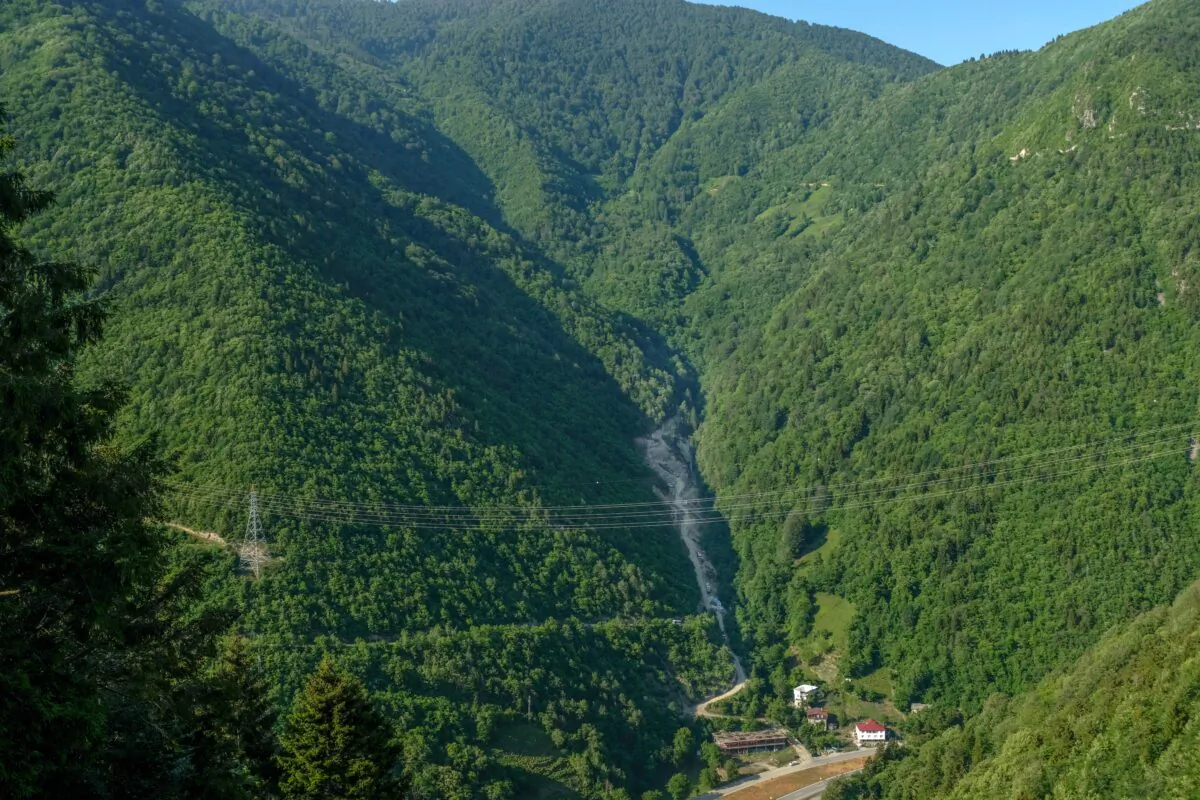 A view of the quarry at Ikizdere in Rize Province in the Black Sea region of Turkey in a file photo. (Bulent Kilic/AFP via Getty Images)