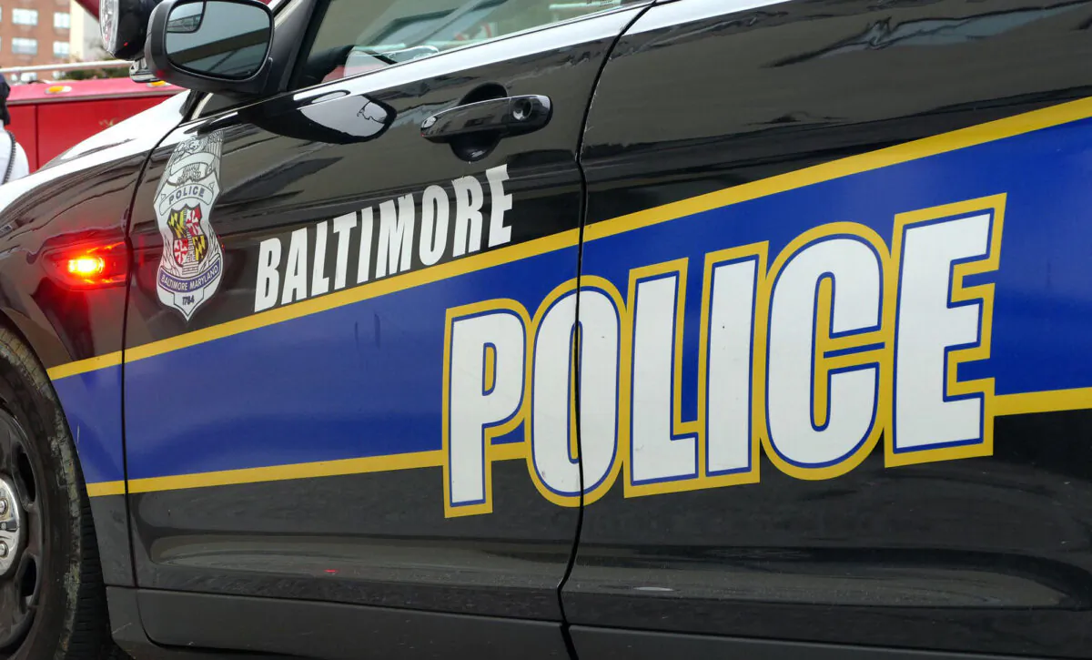 A Baltimore police car in a file photo. (Lloyd Fox/The Baltimore Sun/TNS)