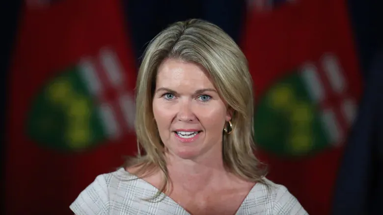 Ontario Minister of Education Jill Dunlop is seen at the legislature in Toronto, in this June 25, 2020 file photo. (The Canadian Press/Steve Russell-Pool)