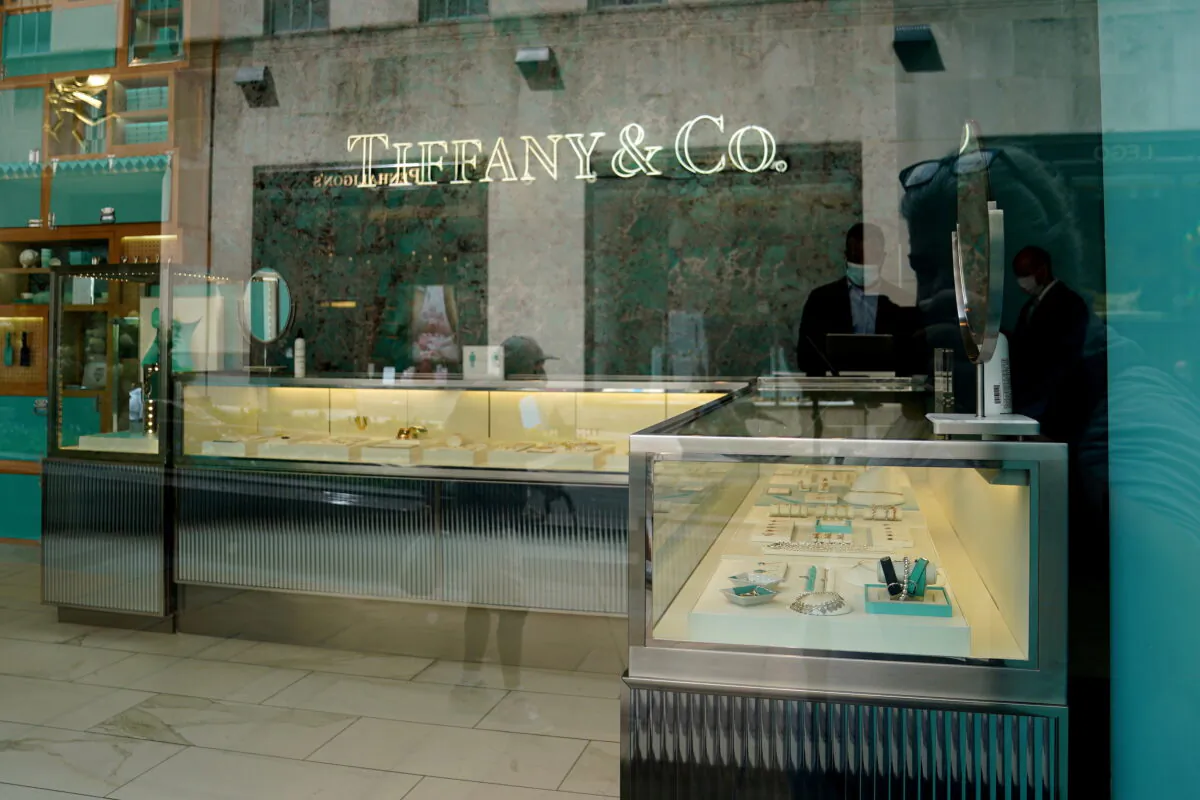 A Tiffany & Co. store is pictured in the Manhattan borough of New York City, on Sept. 10, 2020. (Carlo Allegri/Reuters)