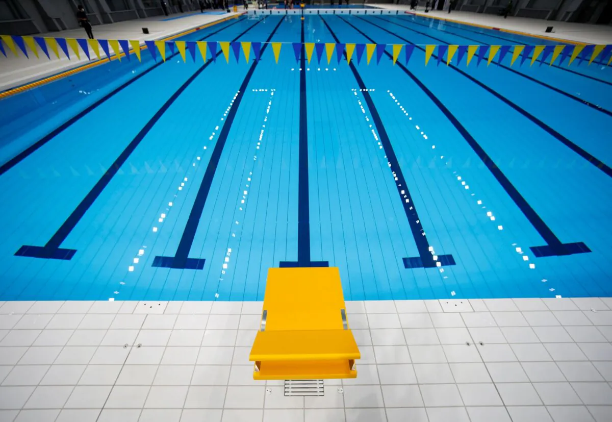 Tokyo Aquatics Centre, which will host artistic swimming, diving, and swimming events at the Tokyo Olympic and Paralympic games, is seen as the outbreak of the coronavirus disease (COVID-19) continues, after the grand opening ceremony in Tokyo, Japan, on Oct. 24, 2020. (Issei Kato/REUTERS)