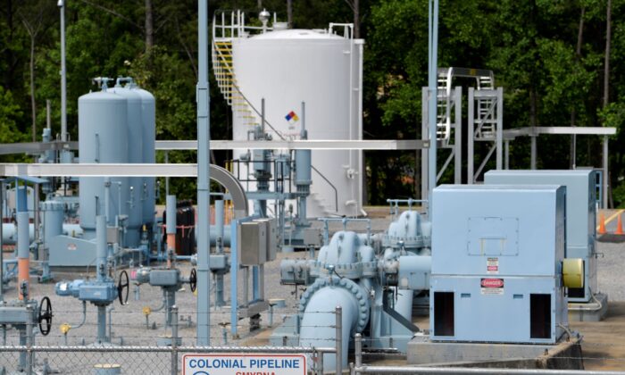 A Colonial Pipeline station is seen in Smyrna, Ga., on May 11, 2021. (Mike Stewart/AP Photo)