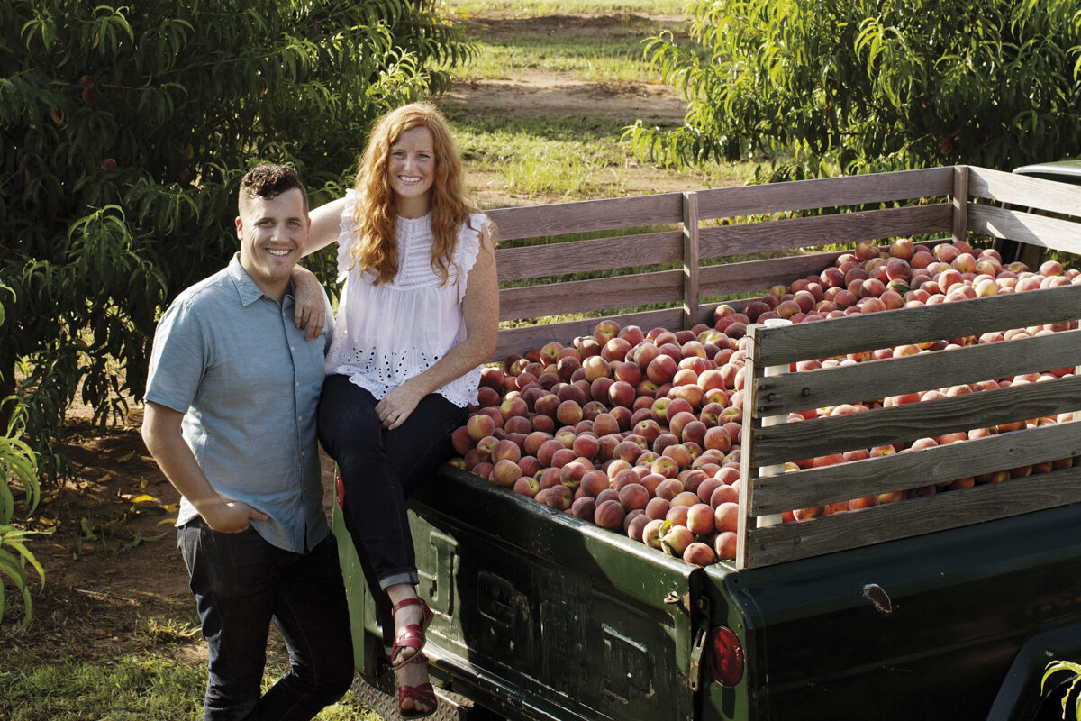 Stephen and Jessica Rose, the couple behind The Peach Truck. (Courtesy of The Peach Truck)