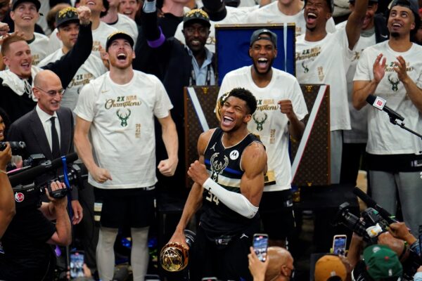 Milwaukee Bucks forward Giannis Antetokounmpo