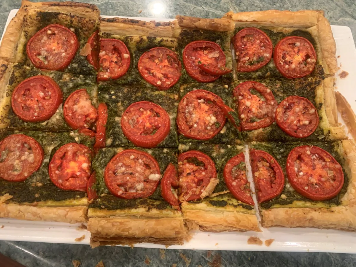 Slice this tart into smaller pieces to serve as an appetizer, or larger pieces for a first course. (Diane Rossen Worthington/TNS)