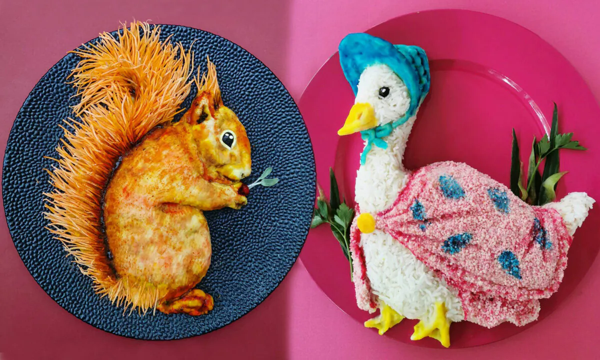 Belgium-based artist Jolanda Stokkermans transforms everyday meals into healthy and all-edible works of art for her kids. (Courtesy of Jolanda Stokkermans)