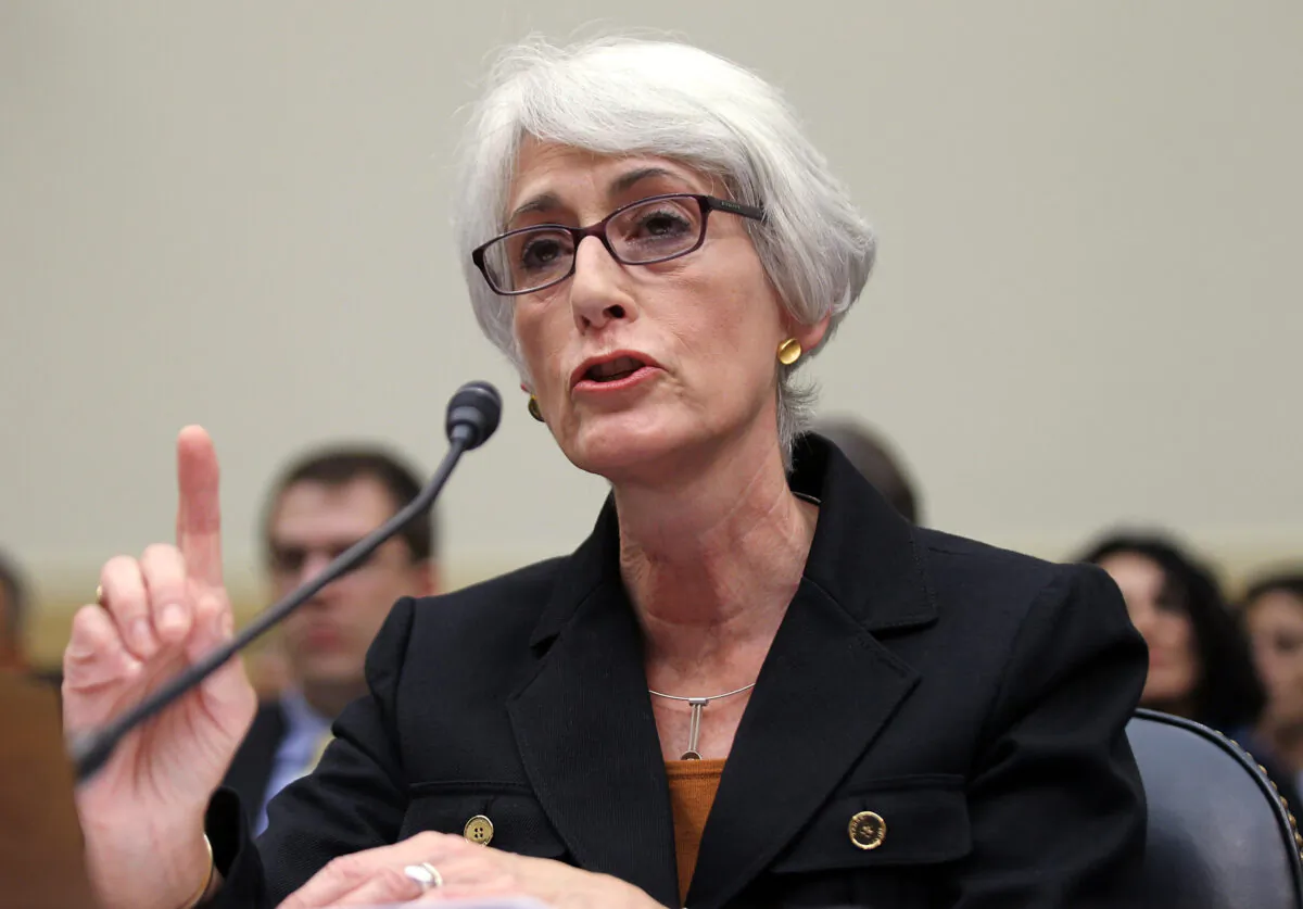 U.S. Undersecretary of State for Political Affairs Wendy Sherman testifies during a hearing before the House Foreign Affairs Committee on Capitol Hill in Washington, on Oct. 14, 2011. (Alex Wong/Getty Images)