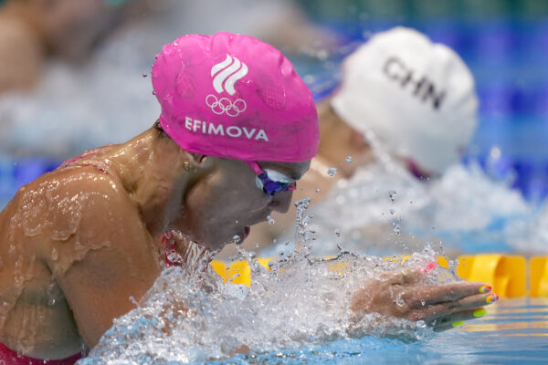 Yuliya Efimova of the Russian Olympic Committee swims