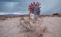 ‘CCP Virus’ Sculpture Destroyed by Arsonist