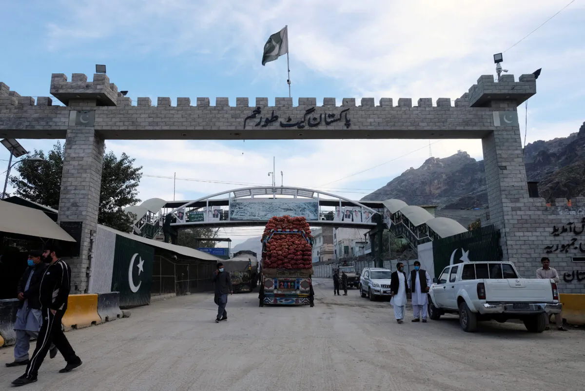 A general view of the border post in Torkham, Pakistan, on Dec. 3, 2019. (Alasdair Pal/Reuters)