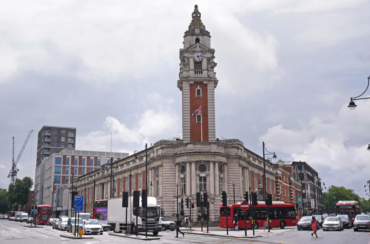 Lambeth Town Hall, the home of Lambeth Council,  in south London on July 27, 2021. (Yui Mok/PA)