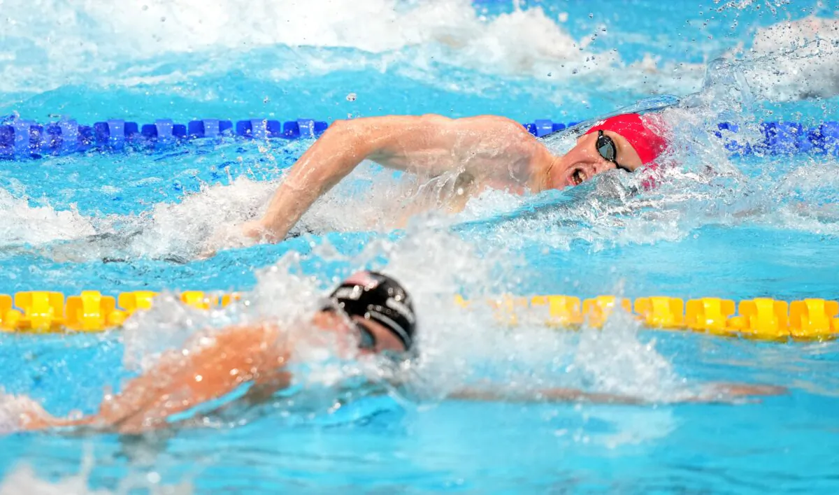 Tom Dean was ‘calm and analytical’ ahead of the race during 2020 Olympic, Tokyo, on July 27, 2021. (Joe Giddens/PA)