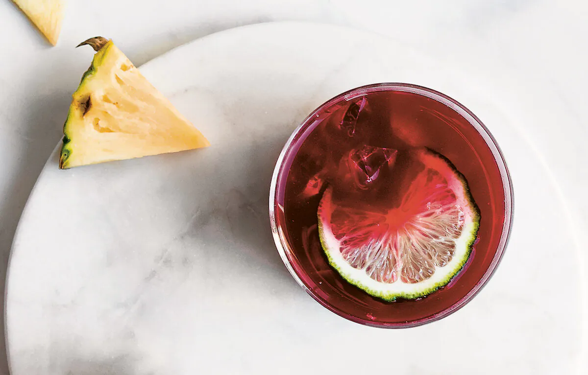 Hibiscus brings its tart flavor, antioxidants, and cooling properties to this refreshing and revitalizing punch. (Jennifer McGruther)